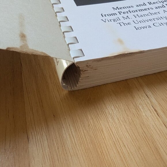 VINTAGE Entertaining Arts Menus and Recipes from University of Iowa 1982 - Picture 3 of 7